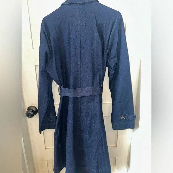 Skinnygirl Denim Trench Coat - Picture 9 of 9